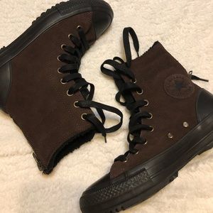 Converse suede high tops